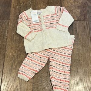 Gymboree new with tags 2 pc set sz 3/6 mos